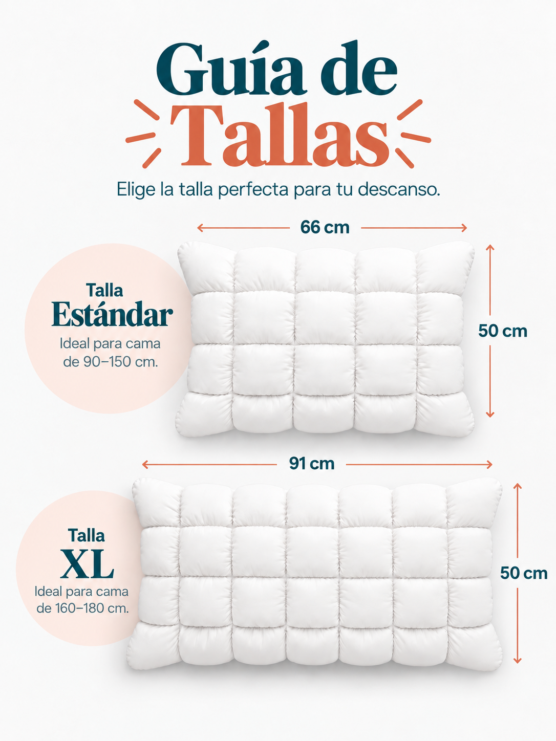 Almohada Nube® | Suave como dormir sobre una nube