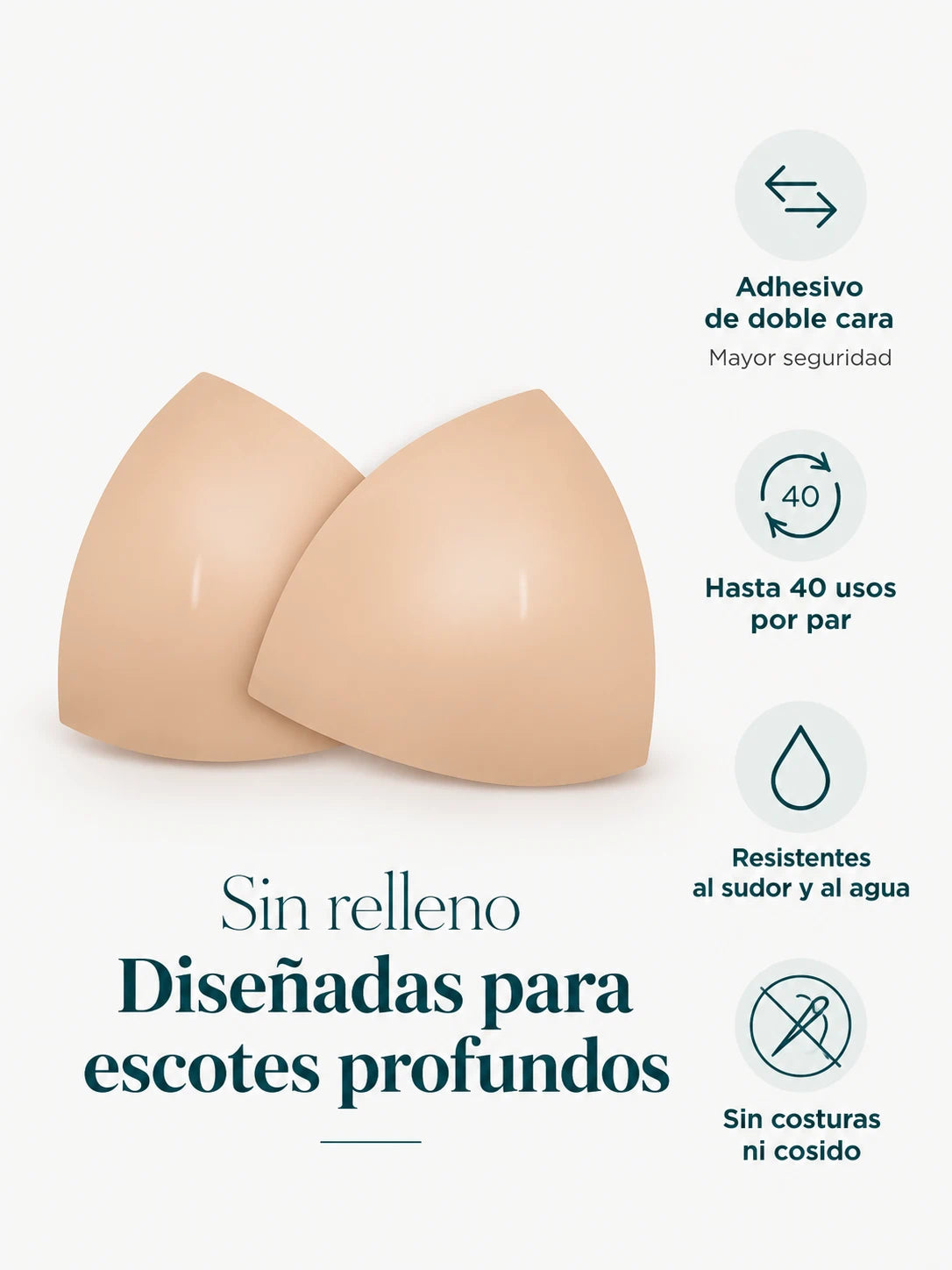 BombaBra® | Insertos adhesivos de realce invisible