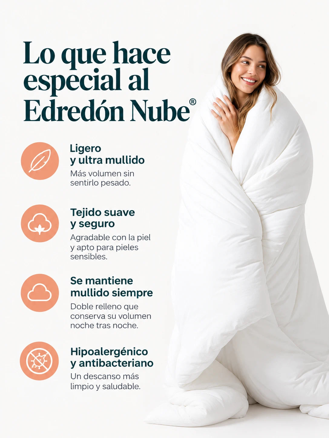 Edredón Nube® | Doble relleno ultrasuave