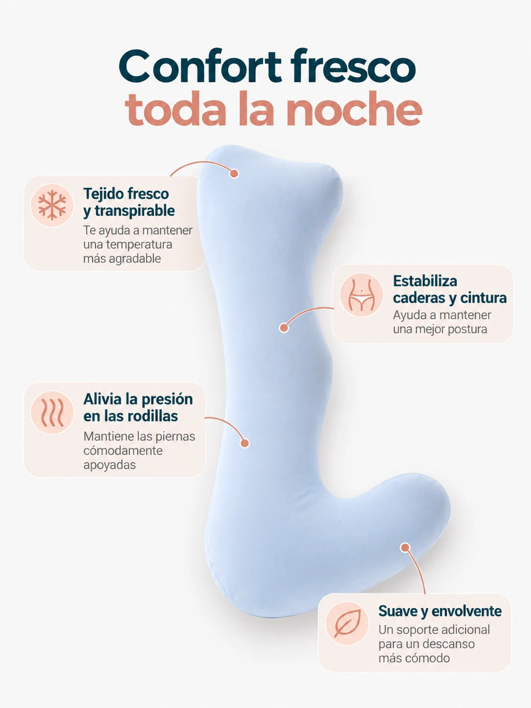 Almohada Alinea® | Todo tu cuerpo encuentra su lugar