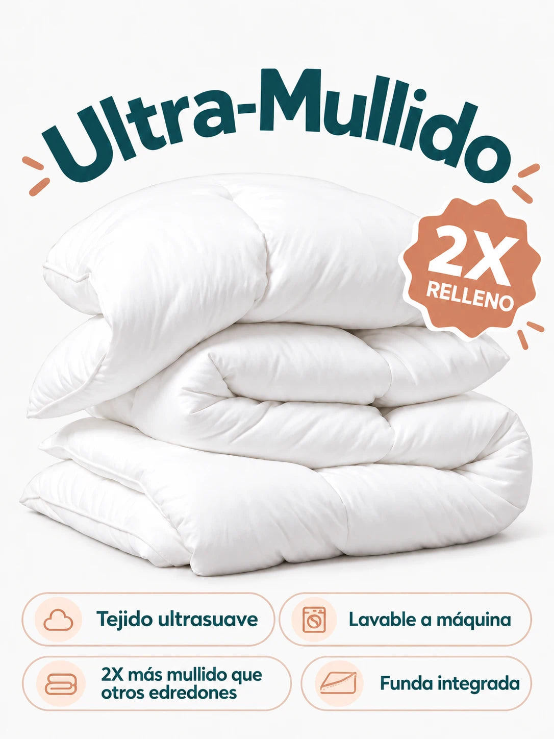 Edredón Nube® | Doble relleno ultrasuave