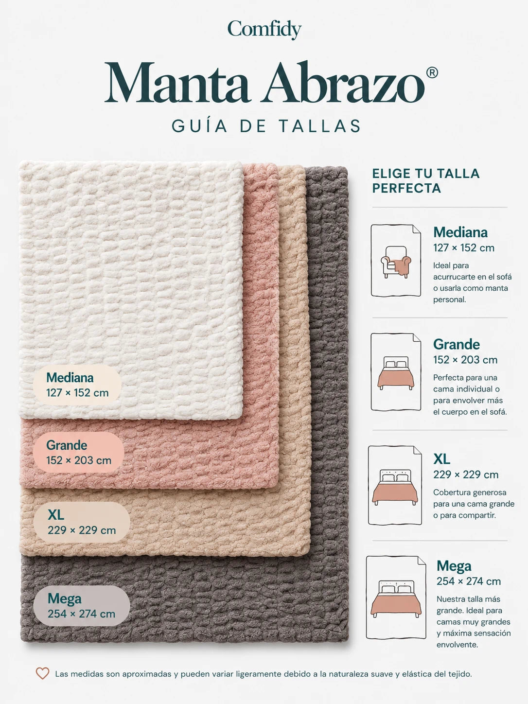 Manta Abrazo® | El abrazo del que no querrás salir.