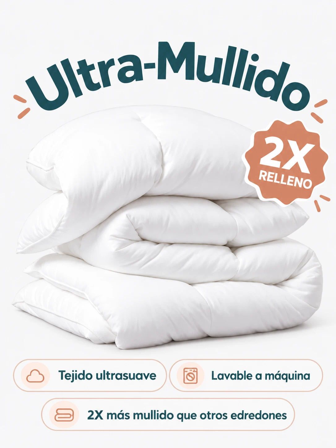 Edredón Nube® | Doble relleno ultrasuave