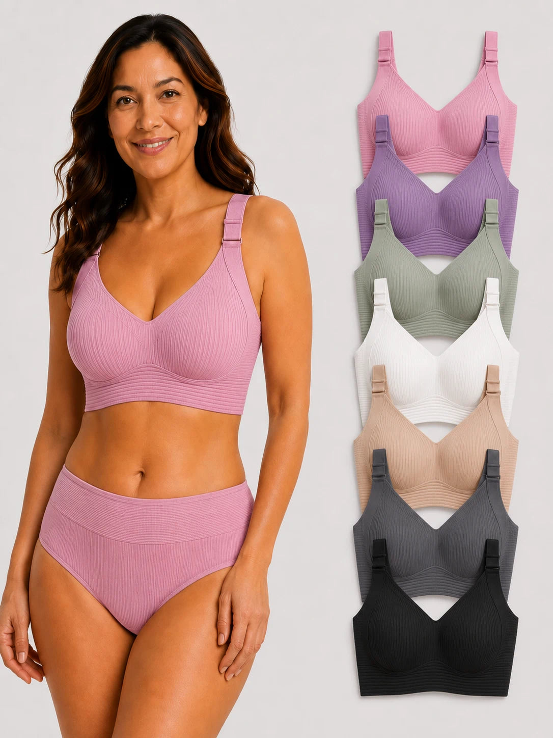 7xComfortBra® | Colección semana completa de 7 brasiers sin varillas