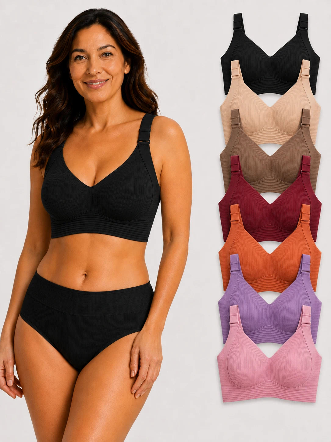 7xComfortBra® | Colección semana completa de 7 brasiers sin varillas