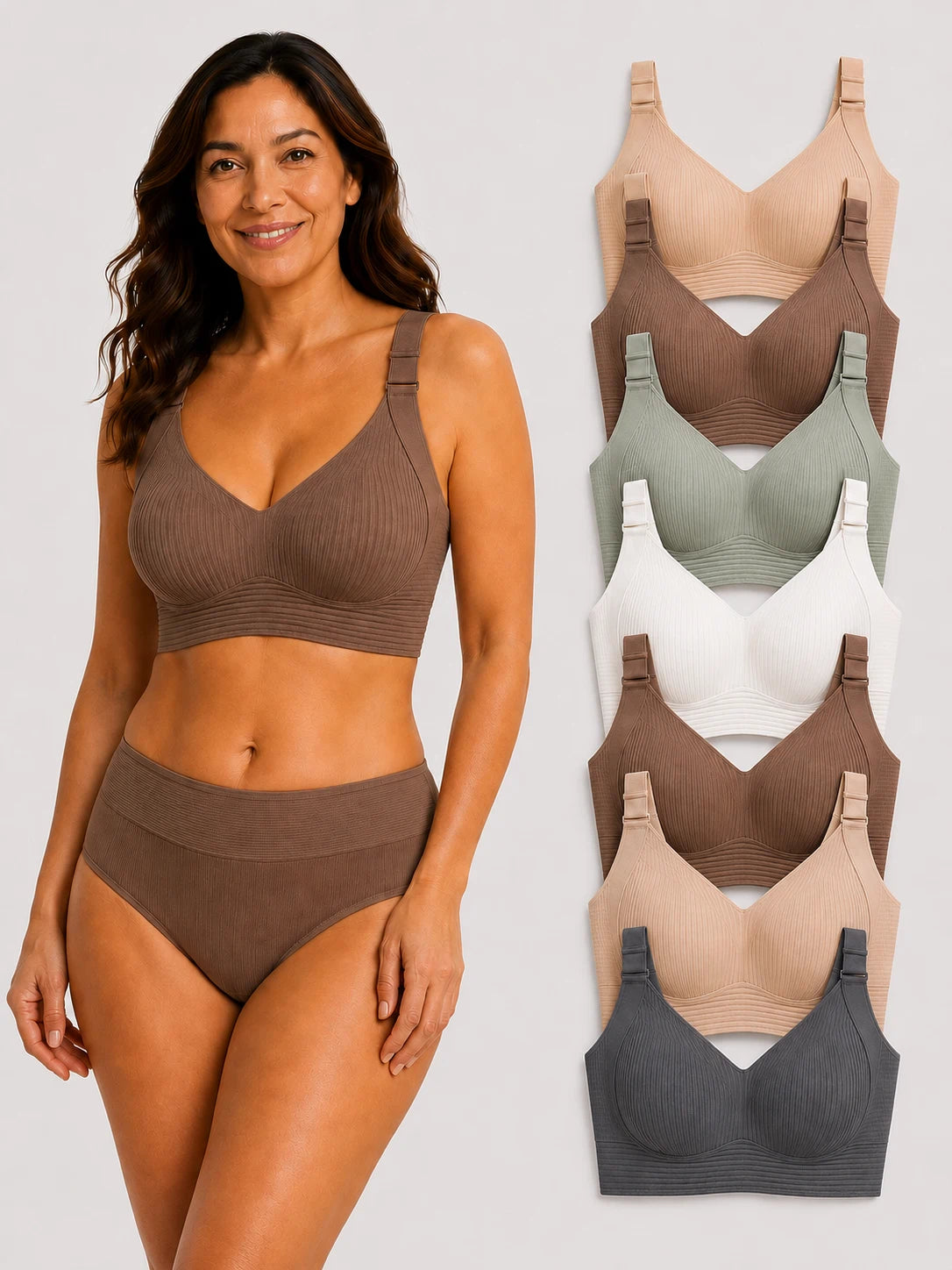 7xComfortBra® | Colección semana completa de 7 brasiers sin varillas